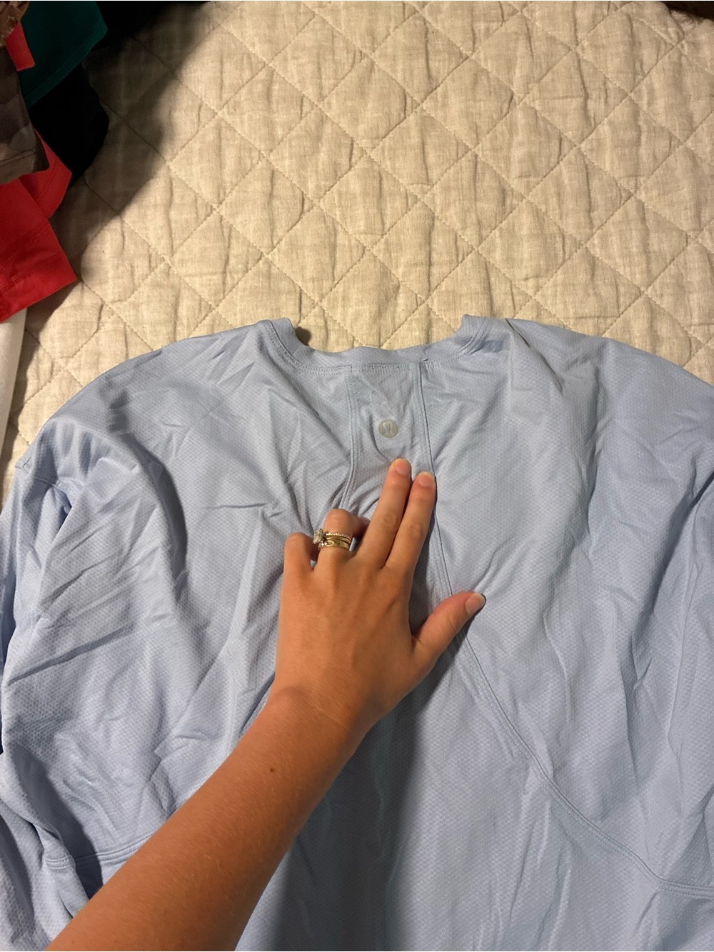 Lululemon Light Blue women’s Performance Shirt